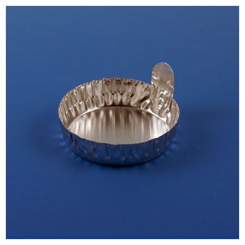 Globe Scientific 8306 Aluminum Dish, 57 mm, 1.3g (60 ml)