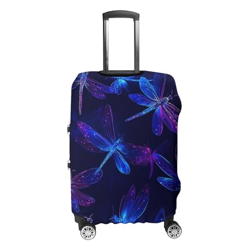 Dragonfly Travel Luggage Cover for Suitcase 19-32 Inches Elastic Washable Baggage Protector4