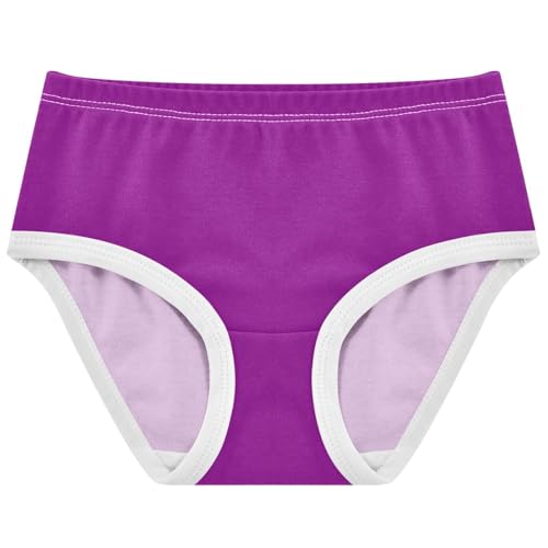 Joisal Purple Magenta Toddler Girls Underwear 2t Cotton Panties for Girl Aesthetic Briefs Girls Undies