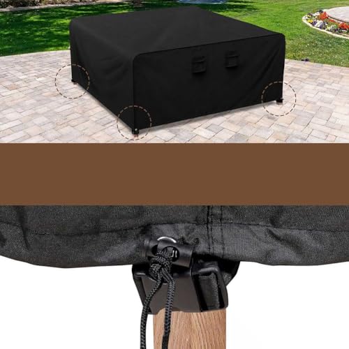 Mantel rectangular impermeable FACAIIO para proteger mesas de terraza durante todo el año 2