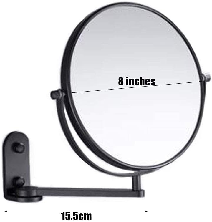 Bathroom Mirror Free Punching Folding Telescopic Magnifying Makeup Mirror Beauty Double-sided Mirror(Size:A Color:B) image 2