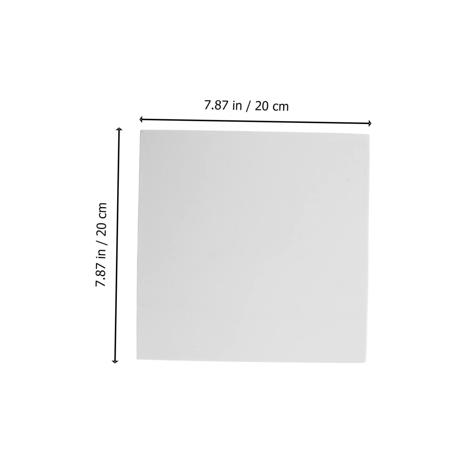DOITOOL 4pcs Artist Canvas Boards White Art Panels for Oil and Tempera Painting for Students Hobbyists and Professionals Durable Non Acidic Archival Material
