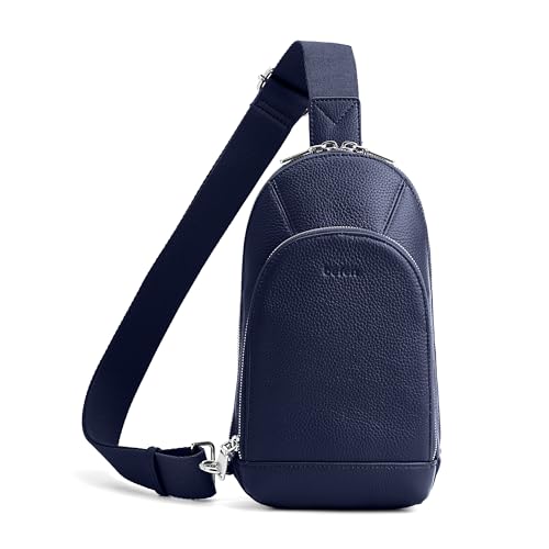 Image of befen Genuine Leather Sling Bag for Women, Anti Theft Crossbody Chest Bags