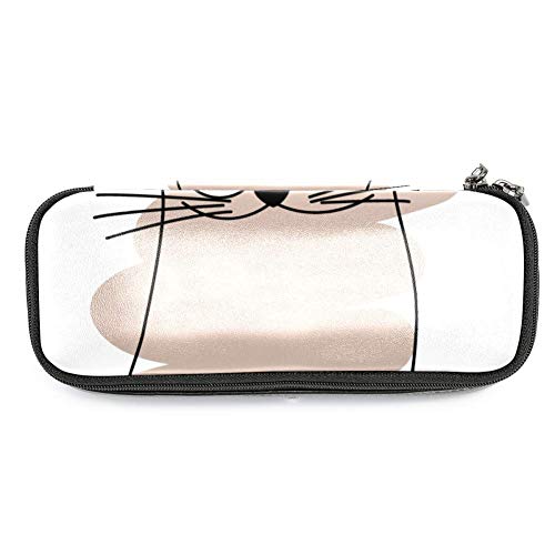 Preisvergleich Produktbild Personalisierbares farbiges Federmäppchen, Kapazität, Stifteetui, Doppelreißverschluss, Schreibwaren-Tasche, Kosmetiktasche mit Fächern für Mädchen, Jungen und Erwachsene