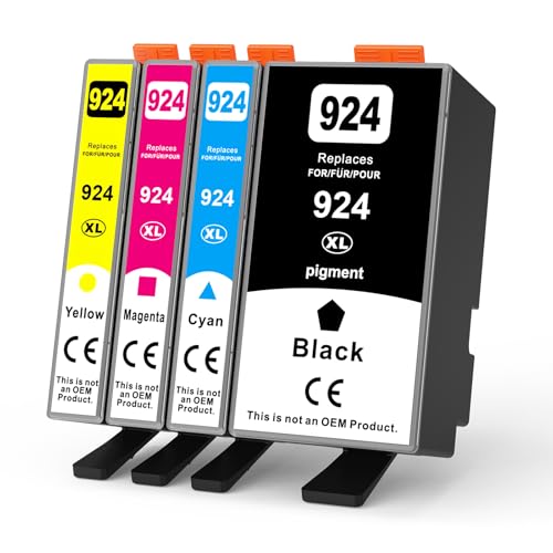Ink4U Cartouche HP 924 Tintenpatronen Multipack
