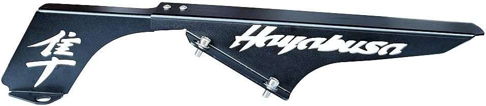 Billet Aluminum Engraved Logo Chain Sprocket Cover Guard Compatible with Suzuki Hayabusa GSXR1300 1999-2023