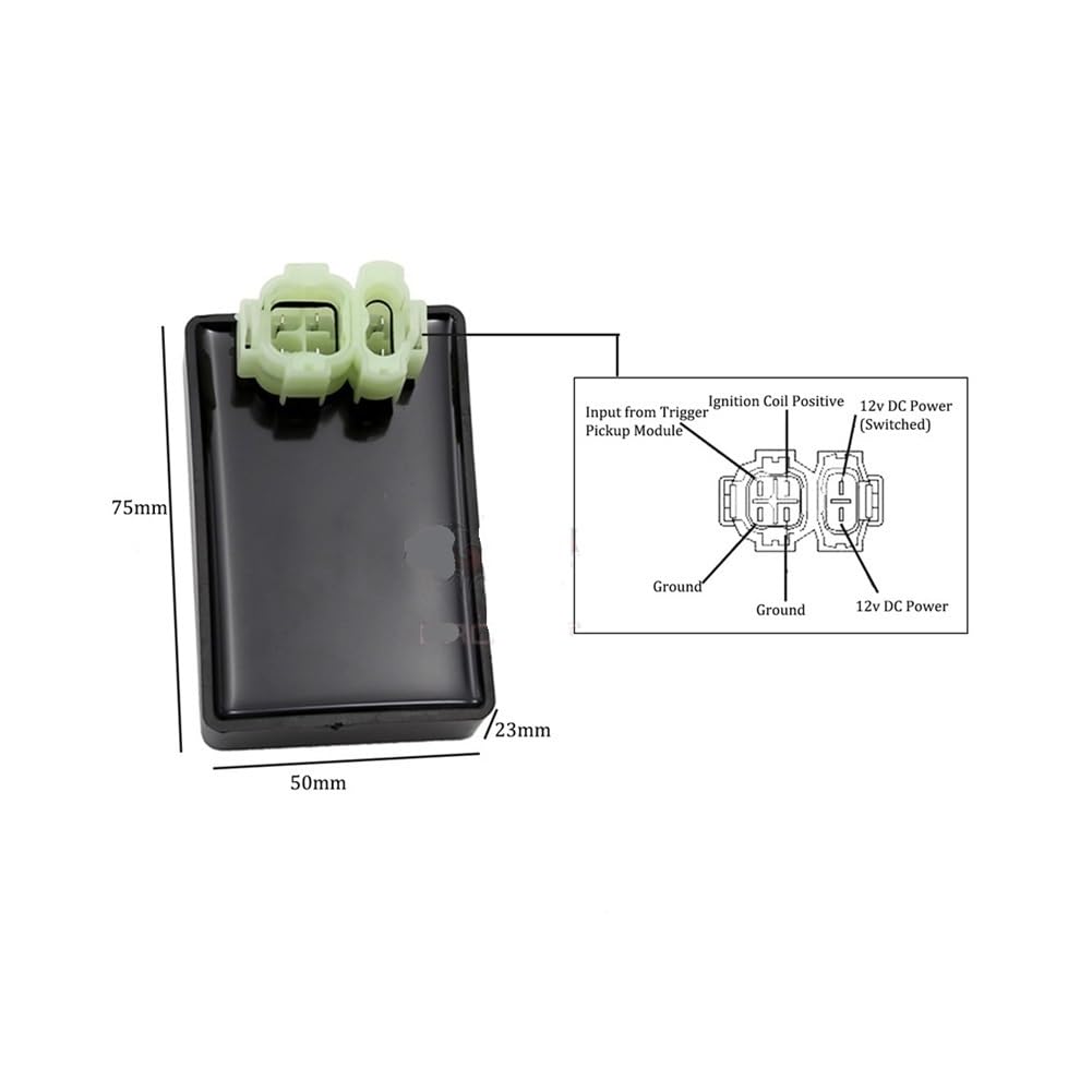 Bobina Di Accensione CDI Candela, 6 Pin Filo Bobina Di Accensione CDI Candela Per GY6 Scooter Scooter