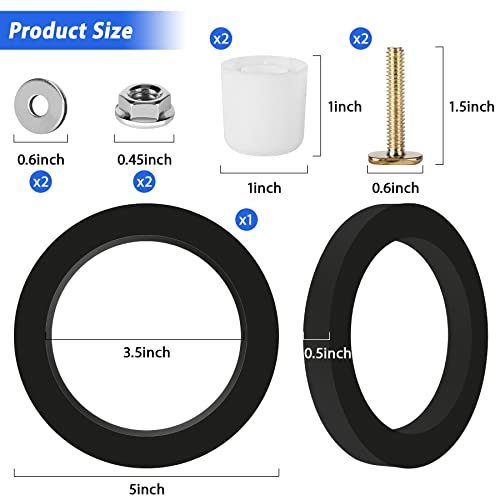 Image of RV Toilet Seal Replacement for Dometic 300 /310 /320 Toilet, RV Toilet Gasket Parts Flange Seal Kit