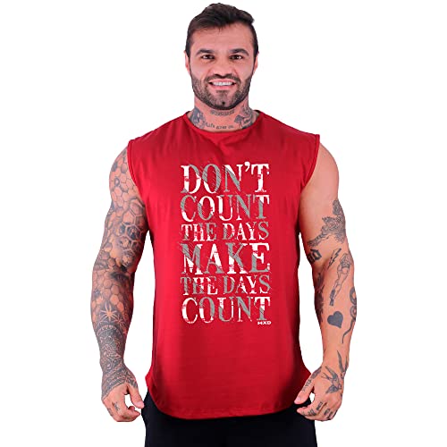 Kit 5 Regatas Machão Longline Masculina MXD Conceito Sem Manga Treino Academia Musculação Estampada