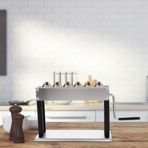 Peladora manual de huevos de codorniz en acero inoxidable para cocina 8
