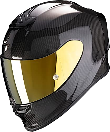 Casco scorpion exo-r1 carbon air solid black s