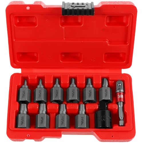 LYDODOKA 12Pcs Screw Extractor Set, Bolt Extractor Kit with 3/8