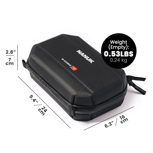 Image of NANUK N-Cubik T3 Camera Bag Insert - Water-Resistant Hard-Shell Pouch - Shockproof Protective Camera Insert for Backpack - Perfect for Accessories & Gear (9.4 inch x 6.3 inch x 2.8 inch)
