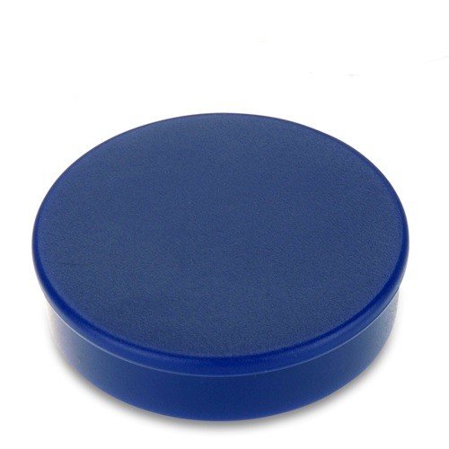 10 Aimants Néodyme Ronds 30x8mm Bleu - Force 2.7kg Avec Capuchon