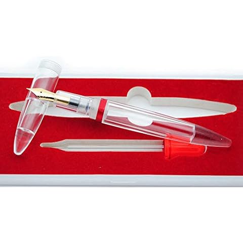 czxwyst M2 Large Ink Capacity Eyedropper Fountain Pen Eye Dropper Filling Pen Set for Collection/Business/Signature/Student/Office/Calligraphy (Extra Fine Nib) Cover