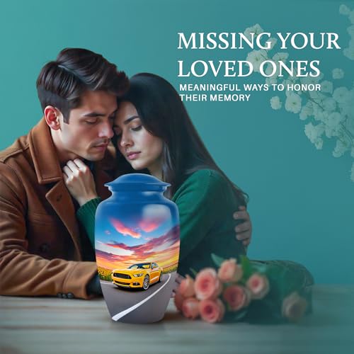 Image of Car Urn Small Keepsake Urn 1 Large & 2 Small | Funeral Urns, Urns for Ashes Adult Male & Female