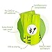 100% Certified Home Compostable Dog Poop Bags with Handles - 10% to Charity - ASTM D6400 & EN 13432 Compliant - 240 x Plant Based X Large Compostable Poop Bags (20 Rolls)