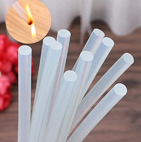 Image of Bristo 20 Pcs 7mm Transparent Glue sticks for 20W Hot melt Glue Gun, Adhesive Gluesticks for Arts, Crafts, Electronics, Repairing & Home Use. [7mm - 20 Sticks]