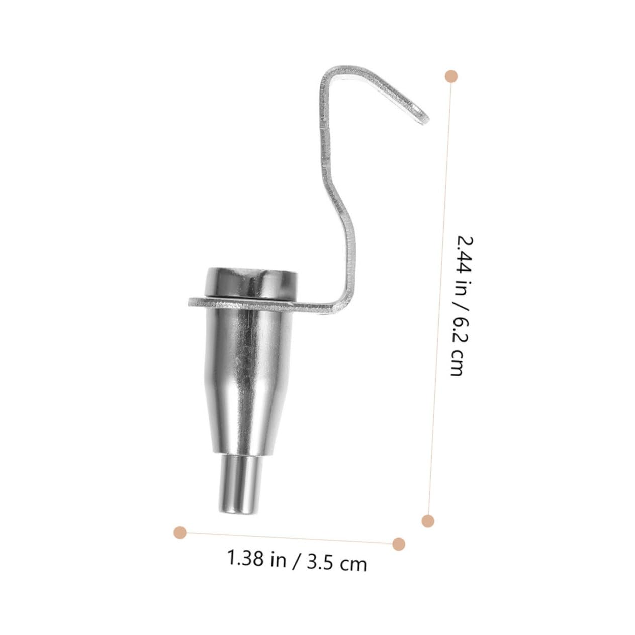 NUOBESTY Ganci Facile Installazione in Ferro Argento 24 Pezzi per Appendere Quadri S-shaped e Grande Capacità di Carico per Gallerie e Negozi