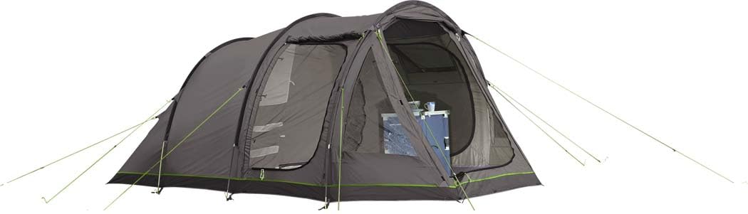 BERGER Campo 4 Tunnelzelt | Zelt Aufenthaltszelt Camping mit Stehhöhe | freistehend, wasserdicht