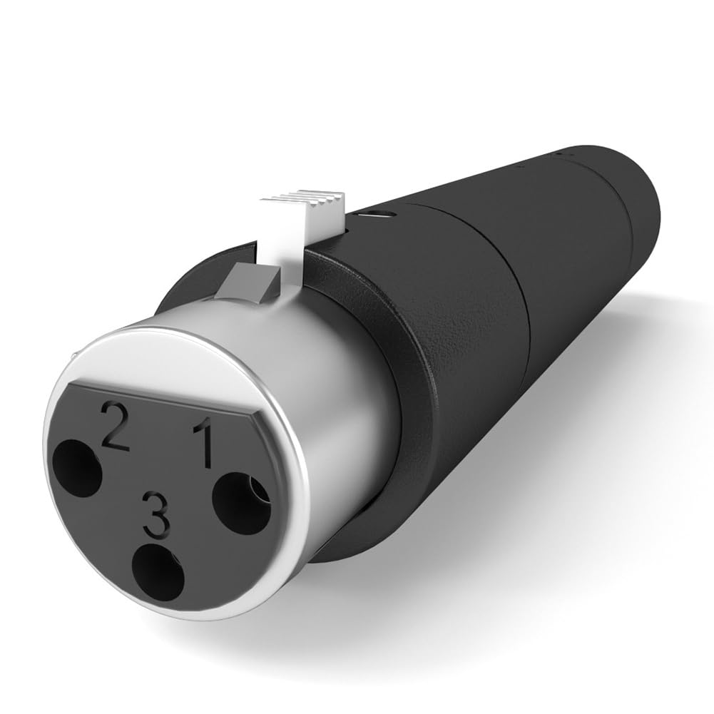 Professioneller Phantomspeiseadapter XLR 3-polig 48 V für dynamisches Mikrofon, Vorverstärker-Adapter auf Verstärkung 28 dB