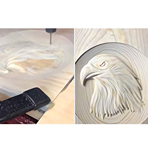 Hqmaster Cnc Router Bit 1 8 Shank Ball Nose End Mill Cutting Dia. Spiral Milling Cutter Engraving Carving Tool Set Tungsten Steel For Mdf Acrylic Wood Pvc 10Pcs #TOP6