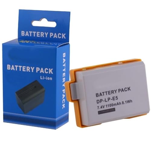 Canon Lp-e5 Batarya Canon 450d 500d 1000d Uyumlu Batarya Lp E5 Batarya Pil 1100 mah