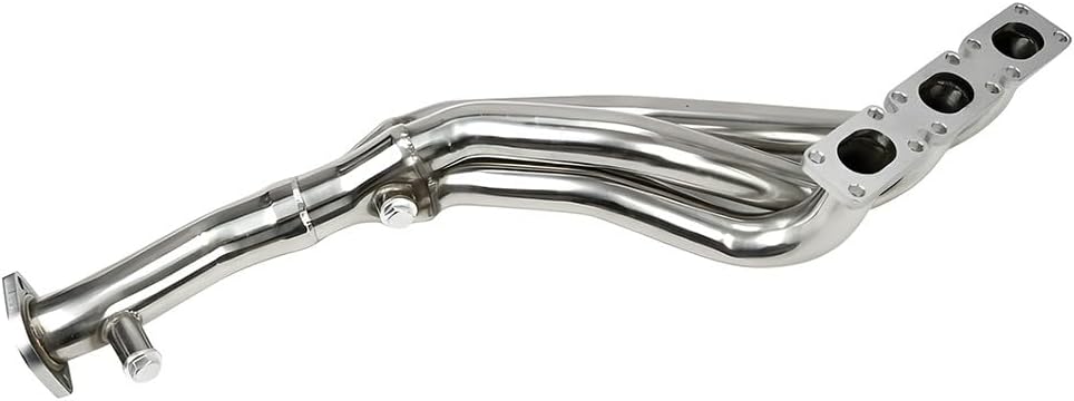 2PCS JUTAUTO047 Catalytic Converter Exhaust Pipe Fits for BMW E46 M52 M54 B25 B30 325i 330i