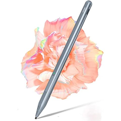 Uogic Pen for Microsoft Surface, USB-C Charging, 4096 Pressure Sensitivity, Tilt & Palm Rejection, Slim & Lightweight, Quick Charge, Flex & Soft HB Tip, for Surface Pro/Go/Book/Studio/Laptop Cover