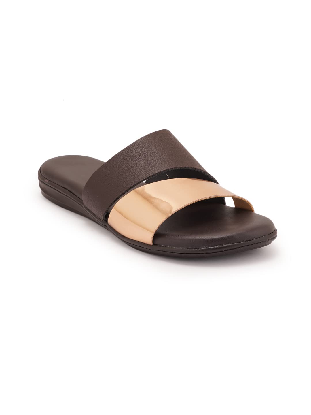 STYLE SHOES Womens Brown Stylish & Comfortable Flatl Sandals (B0B6G9PLB2) Amazon Price History, Amazon Price Tracker