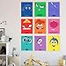 BigWig Prints Inside Out 2 Poster - Inside Out Party Decorations, Inside Out Wall Decor Sadness Joy Fear Envy Embarrassment Anger Anxiety, Inside Out Wall Art, Insire Out Prints - Unframed Set of 9 (8x10”)