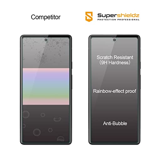 Supershieldz (3 Pack) Designed For Google Pixel 6A Tempered Glass Screen Protector, Anti Scratch, Bubble Free #TOP1
