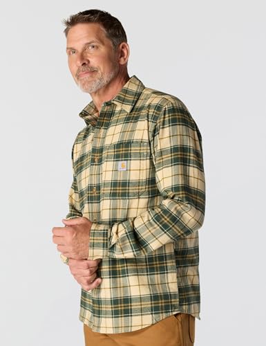 Image of Carhartt Men's Hamilton Relaxed Ls Plaid Shirt