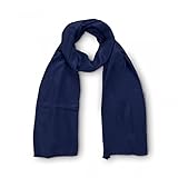 in Geschenkbox Moschino Herren Schal Scarf Tuch 50039 DIS M1346 12 Royal Blau in Geschenkebox