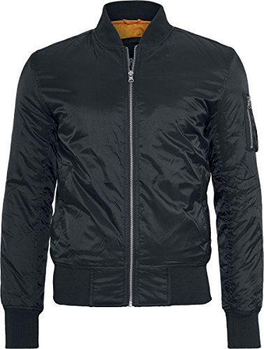Urban Classics Basic Bomber Jacket Homme, Noir (7), M - Image 7