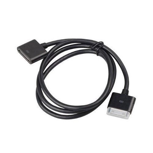 MOSTOP 335442 Premium Dock Connector Extender Extension Cable with 17 Core Version Support Audio Video Signal, Sync Charger for Apple, iPad, iPhone, IPod, Black