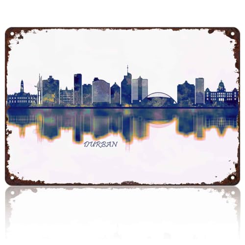 Durban Metal Sign 8 x 12 Inch