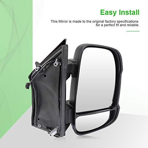 image for SCITOO Passenger Side View Mirror Fit For Ram For ProMaster 1500/2500/