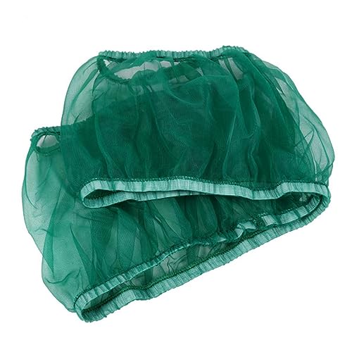 Parliky Pet Products Green Mesh Bird Cage Cover Skirt S Airy for Light Air Circulation Heavy Duty Elastic Bottom Prevents Floor Mess Bird Cage Accessory