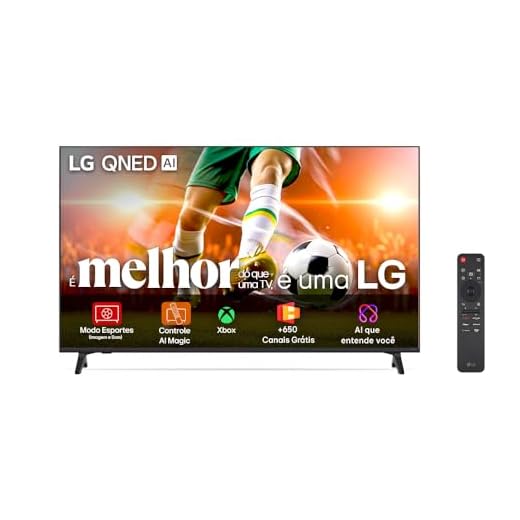 Smart TV 4K 65" LG QNED 65QNED70 Processador α7 AI Ger8 4K Super Upscaling Google Cast Alexa Integrado Controle AI Smart Magic WebOS 25