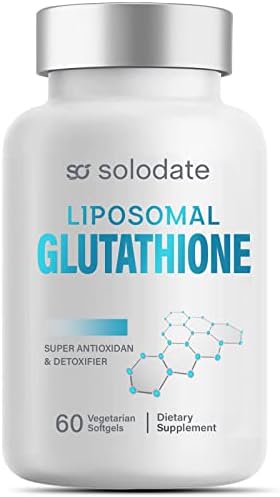 Liposomal Glutathione Supplement 2000mg Per Serving, Upgraded Complex Formula with Pure Reduced Active L Glutathione for Max Antioxidant, Detox, Health Aging and Immune - 60 Softgels