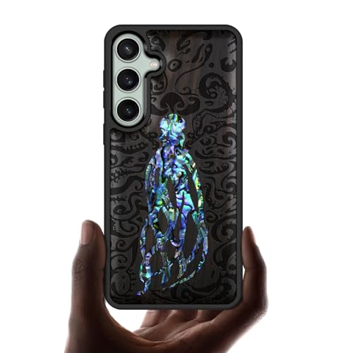 Coque Galaxy S23 FE étui en bois d'art cadeau idéal pour Noël et anniversaire