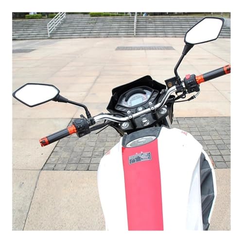 Espejo retrovisor giratorio para motocicleta con lente convexa antideslumbrante de 8 y 10 mm 3