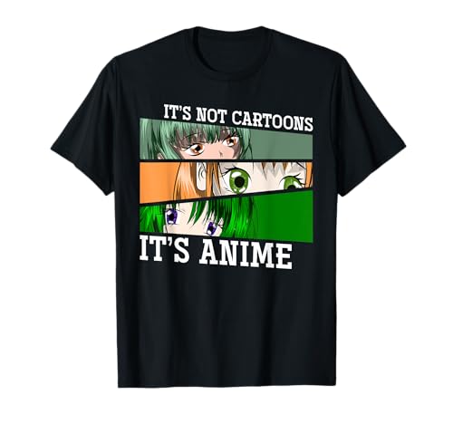 Manga Anime Niñas Niños Regalo Kawaii Camiseta Anime Unisex Niños Adultos Negro Talla S Manga de Doble Puntada Cuello Crew