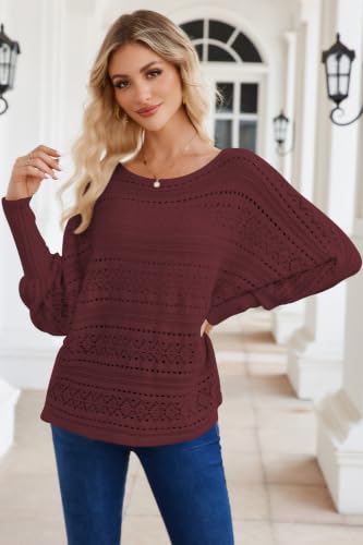 Image of Cakulo Womens Off Shoulder Oversized Pullover Knit Sweater