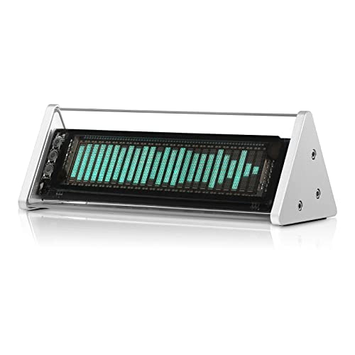 Look accattivante e comodo da usare: con controllo remoto, facile da regolare tutte le impostazioni e vedere lo stato del livello musicale in tempo reale e ogni cambiamento leggero del suono. Alluminio lavorato CNC e custodia acrilica trasparente, sia solida che bella, design compatto non occupa lo spazio del desktop.
