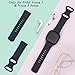 2 Pack Bands Compatible With Fitbit Versa 4 / 3 / Sense/Sense 2, Soft Silicone Sports Bands Replacement Straps for Men Women (Black+Navy Blue, Small)