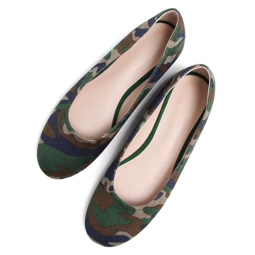 Image of SAILING LU Casual Shoes for Women Dressy Ballet Flats | Comfort Fit, Work Shoes,Casual for Women, Slip-Ons Loafers