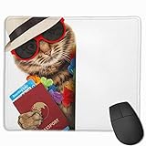 Größe: 200 mm x 240 mm x 3 mm (7,9 x 9,5 x 0,12 Zoll). Kleines Rechteck-Mauspad für Home-Office-Desktop-Arbeiten oder Geschäftsreisen.