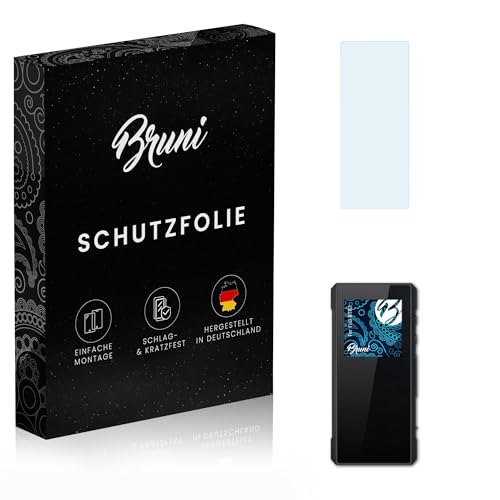 Bruni Screen Protector compatible with FiiO BTR7 Protector Film, crystal clear Protective Film (2X)